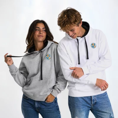 Sweat à capuche Unisexe - 2 tons